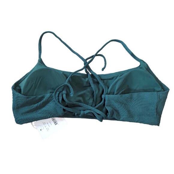 Andie Swim The Figi Top Vine Green Textured Size Large - Picture 6 of 8